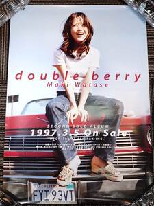 渡瀬マキ リンドバーグ double berry CD 販促 B2 ポスター