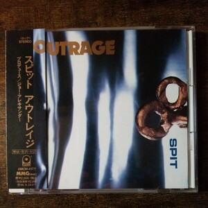 【国内盤CD帯付き】アウトレイジ　スピット　OUTRAGE SPIT 1993年国内初版　管理番号J