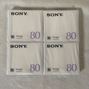 未開封品 MD sony neige 80 4枚