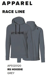 45%OFF!★ATOMIC2024★RACE LINE/RS HOODIEグレー*AP5120120 Size:Ｍ