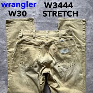 即決 W30 ラングラー wrangler W3444 ストレッチ 春夏 ライトオンス カラージーンズ ベージュ 茶色 軽量 企画 生産 エドウィン商事 