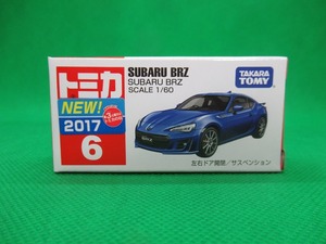 トミカ　6　SUBARU　BRZ　スバル　BRZ　初回シール付き