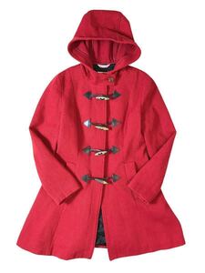 (D) Vivienne Westwood RED LABEL ヴィヴィアンウエストウッド レッドレーベル ウール ダッフルコート 3 レッド ロングコート (ma)