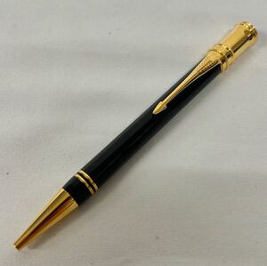 PARKER パーカー デュオフォールド ボールペン MADE IN UK ツイスト式 ブラック×ゴールドカラー 筆記用具 文房具　【0113A8】