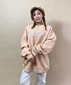 「RVCA」 スウェットカットソー X-SMALL ピンク レディース