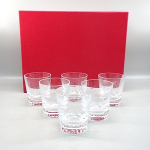 1円〜 Baccarat バカラ パルメ ロックグラス オールドファッション 6客 箱付き 食器 281-3379197【O商品】