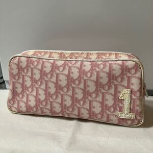 【未使用品】 ChristianDior ディオール ポーチ 小物入れ マルチケース トロッター キャンバス No1 シリアルあり