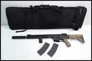 東京)東京マルイ M4 MWS ガスブローバック カスタム品　予備マガジン付