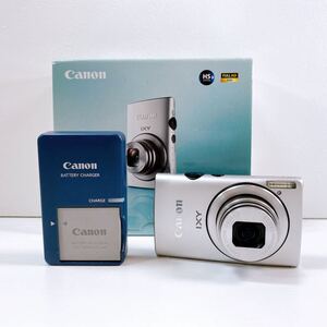 118【中古】Canon IXY 600F PC1676 キャノン イクシー コンパクトデジタルカメラ シルバー デジカメ 充電器 箱付き 通電確認済み 現状品