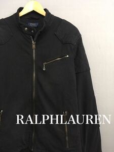 ！▼ラルフローレン RALPHLAUREN コーデュロイジャケット Lサイズ 長袖 180/100A ブラック メンズ 男性用　&