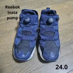 難あり【Reebok　リーボック　インスタポンプフューリー　24　ネイビー】