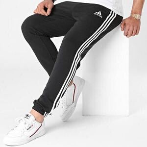 XL O 新品 アディダス スウェットパンツ ジョガー メンズ テーパード 黒 フレンチテリー adidas ブラック スリーストライプス