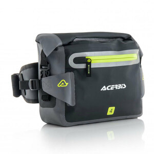 [Acerbis] ノーウォーター防水ウエストバッグ 4L (ブラック/グレー) No Water 4l Waistpack Black Grey