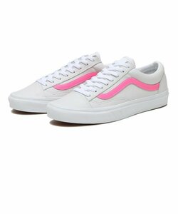 ヴァンズ 28.5cm スタイル36 ホワイト ピンク VANS STYLE 36 メンズ レザー スニーカー 天然皮革 バンズ L.POP SUGAR