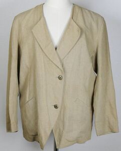 筆タグ ISSEY MIYAKE linen jacket イッセイミヤケ リネン ジャケット 0 d0005