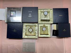 MIKIMOTO 置時計　おきとけい　時計　置物　セット　W014