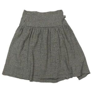 トリココムデギャルソン tricot COMME des GARCONS 変形 ワイドスカート 膝丈 千鳥柄 ベルト タック ボトムス グレー S レディース