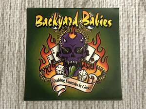 Backyard Babies オフィシャルステッカー バックヤード・ベイビーズ Official Sticker