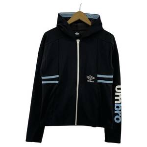 ゆうパケットOK umbro アンブロ ジップアップ トラック ジャケット sizeL/黒 キッズ