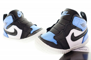 ナイキ NIKE JORDAN 1 CRIB BOOTIE UNIVERSITY BLUE 2023 7cm 1C UNC TOE AT3745-400 ジョーダン I クリブ ブーティ ユニバーシティ ブルー