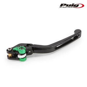 SALE! Puig 110NV FOLDABLE BRAKE LEVER 3.0 BLACK/GREEN（可倒タイプ）プーチ