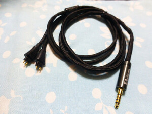 FOSTEX TH900mk2 TH610 TH909 用 8N-ofc 16芯 ブレイド編 4.4mm5極 125cm PENTACONN OFC 純銅 ディックス ( D8000 HD800 ADX5000 可能