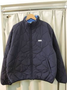 X-LARGE エクストララージ REVERSIBLE QUILTED JACKET ネイビー L リバーシブル 最新人気商品 値下げしました！