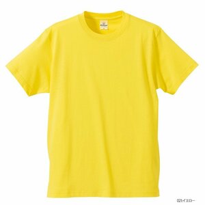 Delawear produced by United Athle　4.0オンス プロモーション　無地半袖Tシャツ　5806-01　イエロー【XS】