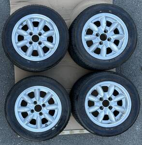 13インチ PANASPORT PRO RALLY FORMULA アルミホイール [6JJ.13] [5.5JJ.13] PCD100 5穴 4本YOKOHAMA ADVANタイヤ175/60R19 77H