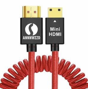 ANNNWZZD MINI HDMI to HDMI 4K 1080p 5m 赤