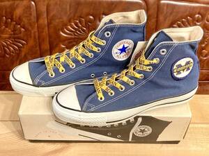 ★☆90s!USA!希少レア!converse ALL STAR MICHIGAN ネイビー 9 28cm コンバース オールスター ミシガン ハイカット デッド ビンテージ☆★