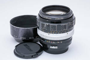 Nikon Nikkor-H Auto 85mm F1.8　【管理番号006142】