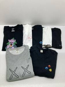 E★UNIQLO ×KAWS ユニクロ×カウズ/Tシャツ・スウェット/７点セット / サイズ L、XL、XXL