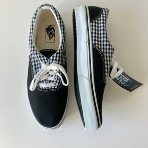 新品 送無料 VANS CLASSIC V95GG ERA US9H バンズ エラ★27.5cm★レア 白黒ギンガムチェック (定番チェッカーオールドスクールスリップオン