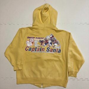 CAPTAIN SANTA キャプテンサンタ スウェット ZIP パーカー S 黄色