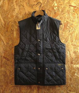 新品☆本物 POLO RALPH LAUREN QUILTING VEST Sサイズ ポロラルフローレン キルティングベスト BLACK 日本未発売 USA RRL ナイロンベスト