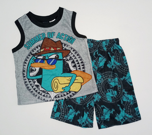 USA購入★★ フィニアスとファーブ パジャマ 部屋着 サイズ6/7 120 未使用品 ★★ Phineas and Ferb boy sleepwear