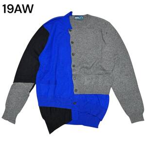 極美品 19AW kolor カシミヤ100％ ニット カーディガン size:3 / シャツパンツパーカースウェットブルゾンジャケットコート