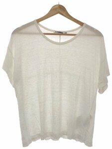 JIL SANDER ジルサンダー リネンワイドTシャツ ホワイト S IT1RY9W6UANA