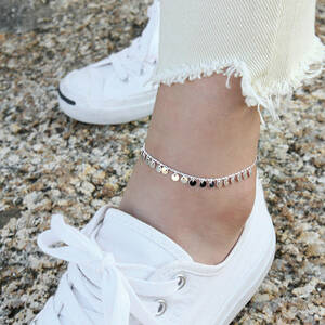 【新品】DAN-3 アンクレット シルバー925 Silver925 anklet ジュエリー ootd code コーデペア 重ね付け SILVER GOLD シルバーアクセ 5/25