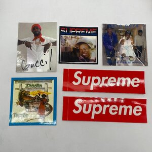 ☆supreme シュプリーム☆6枚セット 実写 ROLLS ROYCE 黒人 ラッパー Rap Box Logo Sricker ボックス ロゴ ステッカー シール sticker seal