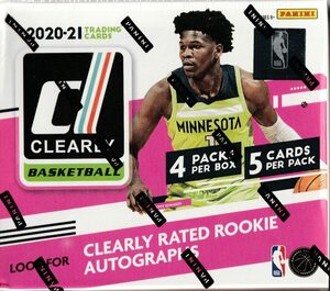 NBA 2020-21 CLEARLY DONRUSS BASKETBALL シュリンク付き未開封ボックス