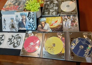 ☆値下げ　お買い得！ 美品「銀魂」BEST CD+DVD 「 劇場版　紅桜篇 」DVD2枚-CD1枚「ジャンプアニメツアー2008&2005」DVDまとめ キレイです