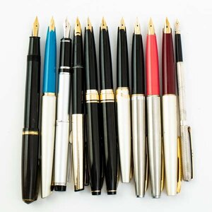 Sailor セーラー PILOT パイロット PLATINUM プラチナ ペン先 14K 計11本セット 筆記用具 文房具 #36520