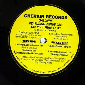 米 GALLIFR/SET YOUR MIND TO IT/GHERKIN GKE1061 12