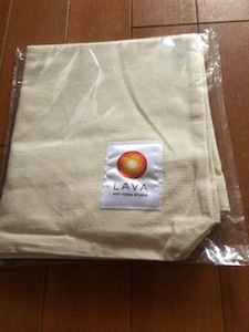 新品・未使用品　LAVA トートバッグ　無地