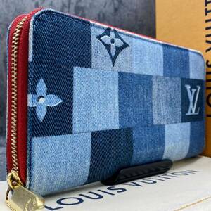 【美品/RFID搭載/定価25.5万/箱袋】ルイヴィトン LOUISVUITTON モノグラム ジッピー ウォレット パッチワーク M44938 長財布 スクエア