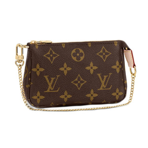 ルイヴィトン ポーチ M58009 ミニ・ポシェット・アクセソワール モノグラム ミニアクセサリーポーチ LOUIS VUITTON ブラウン レディース