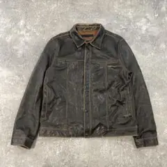 【雰囲気抜群】 90s OLD GAP レザージャケット　本革　M