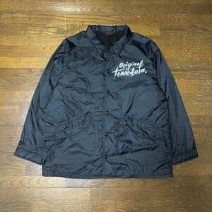 本店限定 希少 美品 TENDERLOIN T-NYLON COACH JKT BLACK テンダー テンダーロイン コーチジャケット コーチ ナイロン ブラック XL